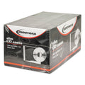 Innovera CD/DVD Slim Jewel Cases, Clear/Black, 50/Pack