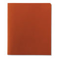 Smead Two-Pocket Folder, Textured Paper, 100-Sheet Capacity, 11 x 8.5, Orange, 25/Box
