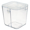 deflecto Stackable Caddy Organizer, Small, Plastic, 4.33 x 4 x 4.38, White