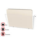 deflecto Unbreakable DocuPocket Wall File, Letter Size, 14.5" x 3" x 6.5", Clear