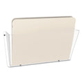 deflecto Unbreakable DocuPocket Wall File, Letter Size, 14.5" x 3" x 6.5", Clear