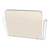deflecto Unbreakable DocuPocket Wall File, Letter Size, 14.5" x 3" x 6.5", Clear