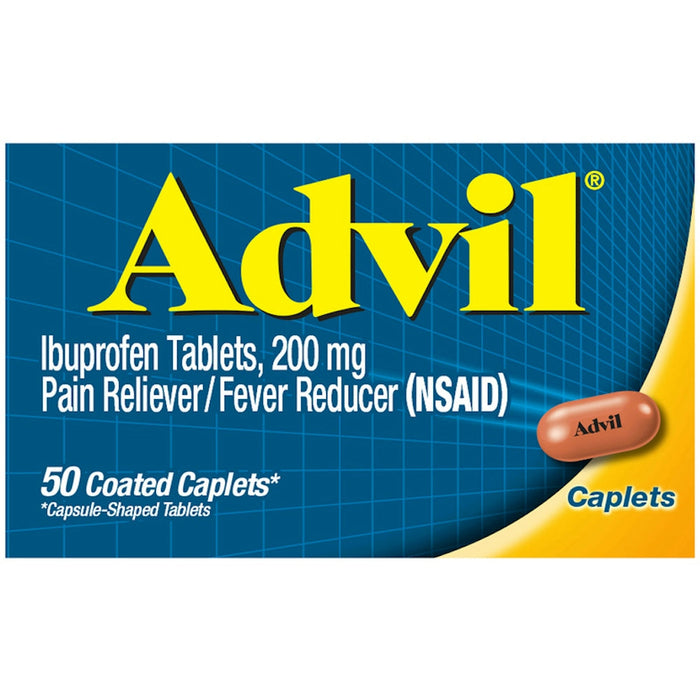 Advil Pain Reliever/ Fever Reducer 200 Mg Caplets 50Ct by Pasteur Pharmacy