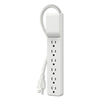 Belkin Home/Office Surge Protector, 6 AC Outlets, 10 ft Cord, 720 J, White