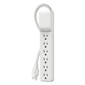 Belkin Home/Office Surge Protector, 6 AC Outlets, 10 ft Cord, 720 J, White
