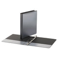 Office Impressions Economy Round Ring View Binder, 3 Rings, 1" Capacity, 11 x 8.5, Black