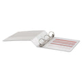 Office Impressions Economy Round Ring View Binder, 3 Rings, 2" Capacity, 11 x 8.5, White