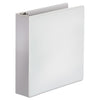 Office Impressions Economy Round Ring View Binder, 3 Rings, 2" Capacity, 11 x 8.5, White