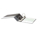 Universal Deluxe Non-View D-Ring Binder with Label Holder, 3 Rings, 4" Capacity, 11 x 8.5, Black