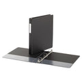 Universal Deluxe Non-View D-Ring Binder with Label Holder, 3 Rings, 1" Capacity, 11 x 8.5, Black