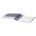 Universal Deluxe Non-View D-Ring Binder with Label Holder, 3 Rings, 1" Capacity, 11 x 8.5, Navy Blue
