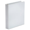Universal Economy Round Ring View Binder, 3 Rings, 1.5" Capacity, 11 x 8.5, White, 6/Pack