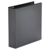 Universal Economy Round Ring View Binder, 3 Rings, 2" Capacity, 11 x 8.5, Black