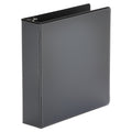 Universal Economy Round Ring View Binder, 3 Rings, 2" Capacity, 11 x 8.5, Black