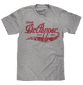 Dr Pepper Signature T-Shirt - Gray by Tee Luv