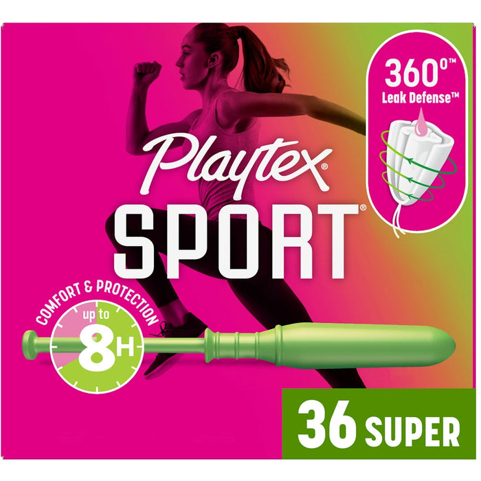 Playtex Sport Tampons, Super Absorbency, Unscented - 36 Count by Pasteur Pharmacy