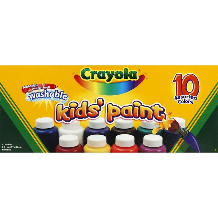 Crayola Washable Kids Paint Bottles 10 by Pasteur Pharmacy