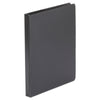 Universal Economy Non-View Round Ring Binder, 3 Rings, 0.5" Capacity, 11 x 8.5, Black