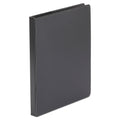 Universal Economy Non-View Round Ring Binder, 3 Rings, 0.5" Capacity, 11 x 8.5, Black