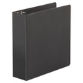 Universal Economy Non-View Round Ring Binder, 3 Rings, 3" Capacity, 11 x 8.5, Black