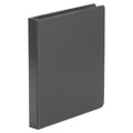 Universal Economy Non-View Round Ring Binder, 3 Rings, 1" Capacity, 11 x 8.5, Black, 4/Pack
