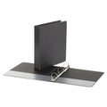 Universal Economy Non-View Round Ring Binder, 3 Rings, 1.5" Capacity, 11 x 8.5, Black, 4/Pack