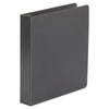 Universal Economy Non-View Round Ring Binder, 3 Rings, 1.5" Capacity, 11 x 8.5, Black, 4/Pack