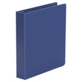 Universal Economy Non-View Round Ring Binder, 3 Rings, 1.5" Capacity, 11 x 8.5, Royal Blue