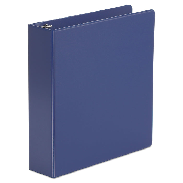 Universal Economy Non-View Round Ring Binder, 3 Rings, 2" Capacity, 11 x 8.5, Royal Blue