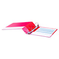 Universal Economy Non-View Round Ring Binder, 3 Rings, 2" Capacity, 11 x 8.5, Red