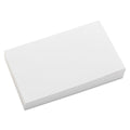 Universal Unruled Index Cards, 3 x 5, White, 100/Pack