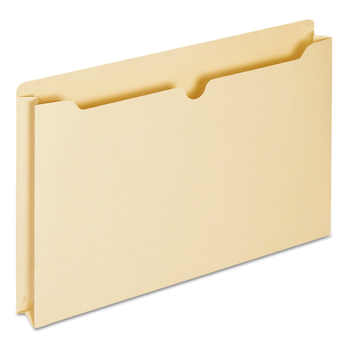 Universal Economical Manila File Jackets, Straight Tab, Legal Size, Manila, 50/Box