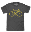 Infinity Sign Bicycle T-Shirt - Gray