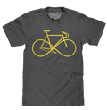 Infinity Sign Bicycle T-Shirt - Gray by Tee Luv
