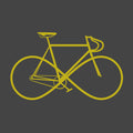 Infinity Sign Bicycle T-Shirt - Gray by Tee Luv