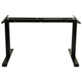 Alera 2-Stage Electric Adjustable Table Base, 48 to 72w x 24 to 36d x 27.5 to 47.2h, Black
