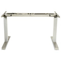 Alera 2-Stage Electric Adjustable Table Base, 48 to 72w x 24 to 36d x 27.5 to 47.2h, Gray