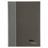 TOPS Royale Casebound Business Notebooks, 1 Subject, Medium/College Rule, Black/Gray Cover, 8.25 x 5.88, 96 Sheets