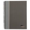 TOPS Royale Wirebound Business Notebooks, 1 Subject, Medium/College Rule, Black/Gray Cover, 8.25 x 5.88, 96 Sheets