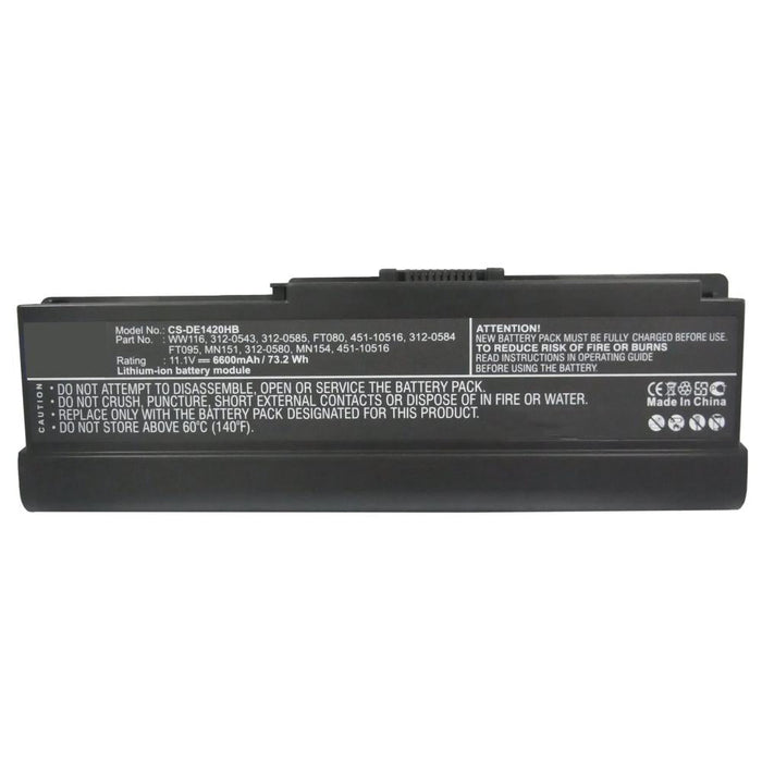 Laptop Battery for Dell Vostro 1400 by Texas Depot