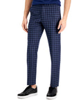 Ax Armani Exchange Men’s Slim-Fit Navy Buffalo Plaid Wool Suit Pants, Size 34S by Vanessa Jane