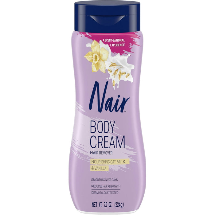 Nair Hair Removal Body Cream, Nourish with Oat Milk & Vanilla, 7.9 oz by Pasteur Pharmacy