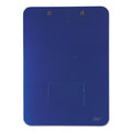 Mobile OPS Unbreakable Recycled Clipboard, 0.25" Clip Capacity, Holds 8.5 x 11 Sheets, Blue