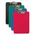 Mobile OPS Unbreakable Recycled Clipboard, 0.25" Clip Capacity, Holds 8.5 x 11 Sheets, Green