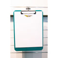 Mobile OPS Unbreakable Recycled Clipboard, 0.25" Clip Capacity, Holds 8.5 x 11 Sheets, Green