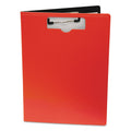Mobile OPS Portfolio Clipboard with Low-Profile Clip, Portrait Orientation, 0.5" Clip Capacity, Holds 8.5 x 11 Sheets, Red