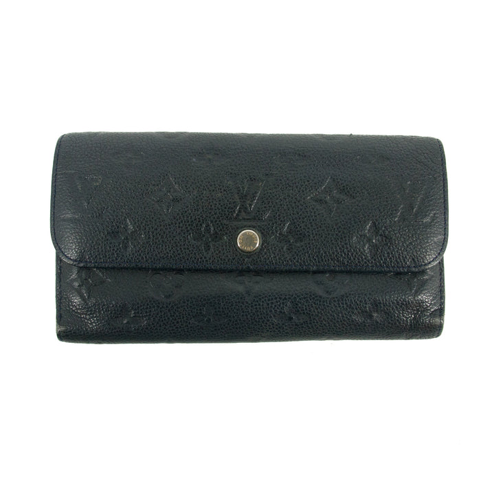 Louis Vuitton Navy Empriente Portefeuille Virtuose Wallet #3122 by Bolt Boutique