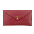 Prada Pink Envelope Vitello Move Busta Con Pattina Wallet #3123 by Bolt Boutique
