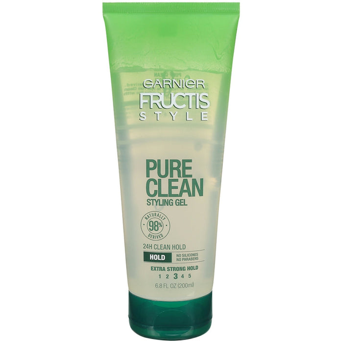 Garnier Fructis Style Pure Clean Extra Strong Hold 3 Hair Gel - 6.8 Fl Oz by Pasteur Pharmacy