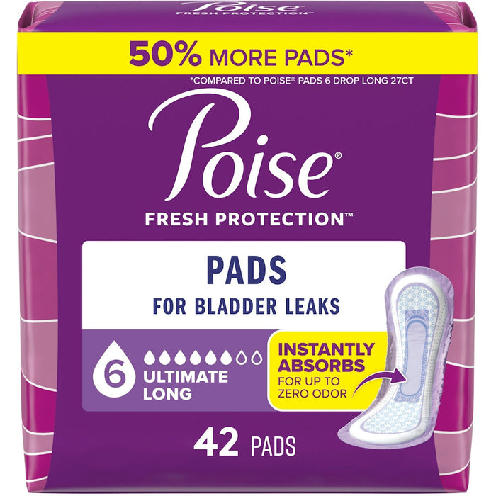 Poise® Fresh Protection Pads – Ultimate Absorbency (Long) by Pasteur Pharmacy
